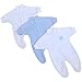 BabyPrem Premature Early Baby Clothes Pack of 3 Sleepsuits / Babygros 0 - 7.5lb BLUE MOON & STARS PREM 0