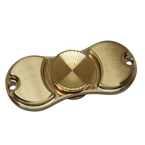 Deluxe Metal Fidget Spinner from Arcade Toys! Spins for 4mins! The fastest sensory and fumble toy on the market. Perfect for ADHD, anxiety, autism and stress relief. Bearing spinner office desk gadget in brass. Great metal ceramic finger toy. Deluxe Metal Fidget Spinner from Arcade Toys! Spins for 4mins! The fastest sensory and fumble toy on the market. Perfect for ADHD, anxiety, autism and stress relief. Bearing spinner office desk gadget in brass. Great metal ceramic finger toy.