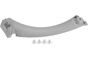 Tirador Derecho E90-Akozon Tirador de la puerta Tirador interior del coche Panel de la puerta interior Ajuste del lado derecho para E90 E91 Serie 3 2004-2012(gris)