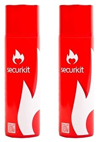LIQUIDACIÓN PACK 2 Spray extintor SECURIKIT para casa especial cocinas. LOTE CAD 05/2022