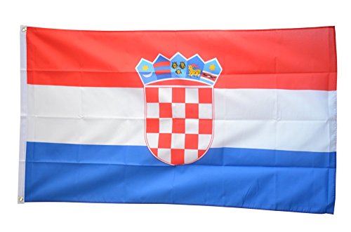 Fahne / Flagge Kroatien + gratis Sticker, Flaggenfritze®