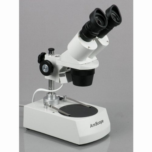AmScope 20 x 40 x 80 x Home School de dissection pour étudiants Microscope binoculaire stéréo avec Incident transmises double et système d'éclairage