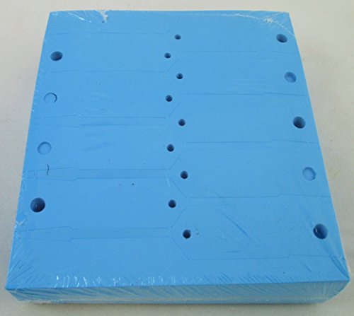 BLUE Self-Locking Arrow Key Tags (1,000 per pack) Size 4 1/2 X 3/4 (BLUE) by Arrow ID Tags