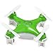 Price comparison product image AICase Cheerson CX-10 29mm 4 Channel 2.4GHz Radio Control RC Mini Quadcopter Helicopter Drone 6-Axis Gyro UFO with LED Flash Light - Green