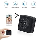 ☂Magnet Einfach zu Installieren☂ Zwei Magnete für die Installation dieser Mini-Kamera, die Kamera selbst auch mit einem Magneten. Einfache Installation an einem beliebigen Ort bei Ihnen zu Hause. Sie können die kleine Kamera in die Ecke von Zuhause, Büro, Lager, Geschäft, Hinterhof, Garten stecken, sogar in Ihre Tasche, sie kann auch als Auto, Camcorder, Haustierkamera, Babyphone verwendet werden.