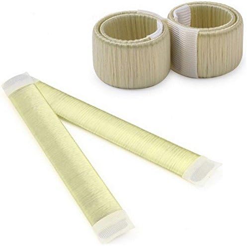 Possec Women Girl Fashion Hair Styling Donut Former Foam French Twist Magic Tool DIY Hair Tools Pack of 2