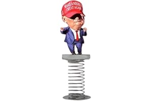 Monty Soul Gongolo à ressort Donald Trump - Décoration amusante pour tableau de bord et bureau - Accessoire mignon et cadeau original pour homme et femme