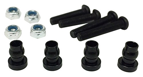 Preisvergleich Produktbild Aluminium Dämpferende Kugel (Tamiya Generika) Schwarz TGE-9BK