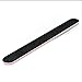 Nail Files Emery Board Grit Gel Cosmetic Manicure Pedicure,Black,3-Pack