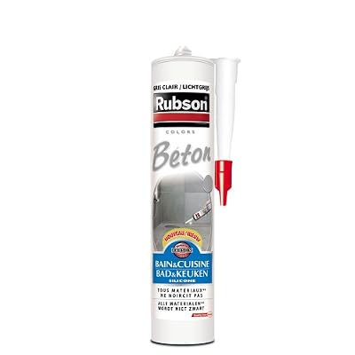 Rubson Mastic Sanitaire couleur Béton Cart 280 ml