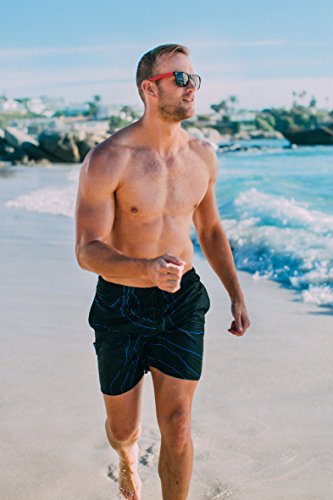 GUGGEN MOUNTAIN Herren Badeshorts Beachshorts Boardshorts Badehose *High Quality Print* - 2