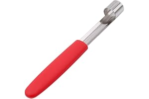 Toporchid Apple Corer Stainless Easy Steel Twist Fruit Core Seed Remover Apple Corer Seeder Kitchen Gadgets Easy Twist Kitchen Tools(red)