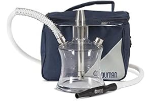 Vattenpipa Oduman N2 Clear Travel 1 Shisha-rör (inklusive bärväska) chicho hookah