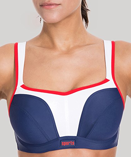 SYROKAN Damen Extreme Control Sport BH – Multi-Rücken,Mit Bügel Und Einlagen - 3