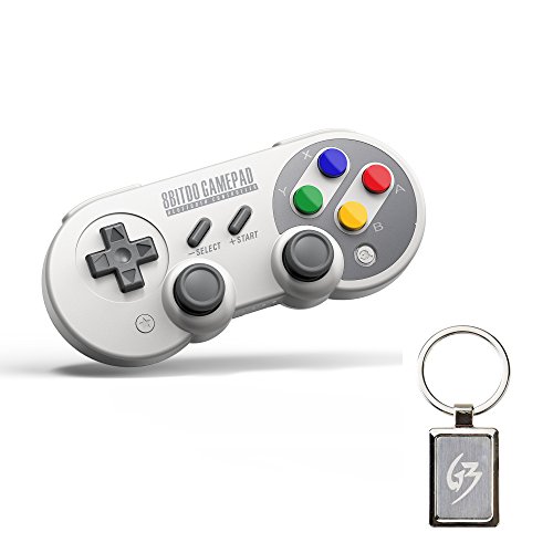 Price comparison product image Mcbazel 8Bitdo SF30 PRO Wireless Bluetooth Gamepad Controller For NS Switch / Windows / macOS / Android / Steam - With Free Keychain