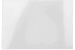 Biitfuu 10 Sheets Shrink Films, 7.87x11.4in Shrink Art Papers Great for DIY Pendant Keychain Decoration and Etc, 0.3mm Wide/Sheet(No Grinding-Transparent)