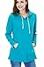 Bearsland Women's Winter Sporty Hoodie Breastfeeding Nursing Top Blue UK Size 10-12