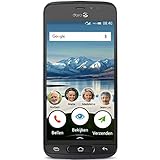 Inklusive Tischladestation Doro 8040 Smartphone (12,7 cm (5 Zoll) Display, 16 GB Speicher, Android 7.0) graphit