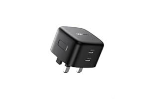 UGREEN USB C Charger 65W Plug GaN Charger 2C Fast Charging Laptop Charger Compatible with Macbook Pro/Air, iPhone 17 Pro/Air/17/16/15/14, iPad Air/Mini, Galaxy S24/S23, Pixel 9, etc (Black)