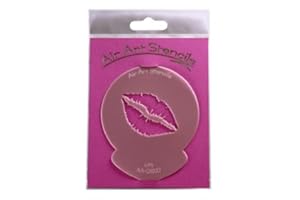 AIRART Valentines Lips Stencil Reusable & Flexible for Cakes & Crafts