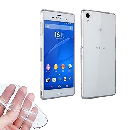 TBOC Funda de Gel TPU Transparente para Sony Xperia Z3 de Silicona Ultrafina y Flexible