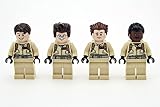 LEGO Ghostbusters - alle 4 Minifiguren aus Set 21108 (Egon Spengler, Peter Venkman, Raymond Stantz, Winston Zeddemore) - Lego