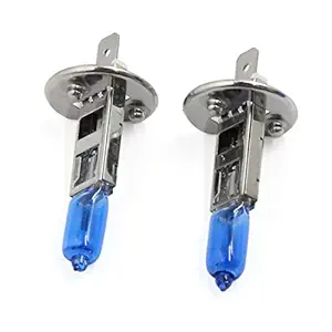 Ubersweet Imported 2pcs H1 12V 100W Super Bright White Halogen Head Lights Bulbs for Cars