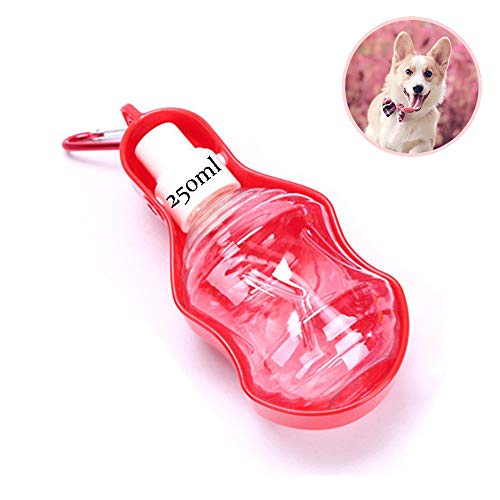 Botellas de Agua portátil para Perros, AIDUE Dispensador de Agua para Mascotas Viaje Botella para Beber Agua, Adecuado para al Aire Libre, Caminar