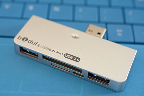 USB Hub 3.0 und Card Reader für Microsoft Surface Pro 4, Pro 3, Pro 2, Pro, Surface 3 und Surface 2. - 3