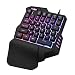 Produktbild EisEyen Wired One-Handed Mechanical Gaming Keypad USB Wire Game Keyboard FPS Mini 35 Programmable Keys with Backlit LED Gaming Keyboard