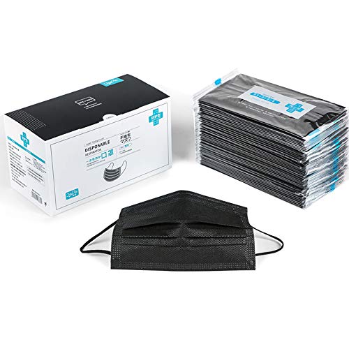 Preisvergleich Produktbild Anti-Pollen-Allergie Antibakterielle Staubdichte Einweg-Maske Vlies-Dünne Abschnitt Unisex Antibakterielle Atmungsaktive Maske Anti-Fog-Sonnenschutz-Maske Einweg-Maske 50 Pack