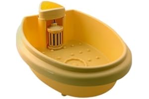 ‎ART-LAND HydroSana Fuß-Elektrolyse-Bad Komplett-Set Gelb I Ionen-Fußbad I Fuß-Wasser-Wanne I Fuß-Bad-Schüssel I Fuß-Pflege-Becken Set I electrolysis Footspa Bath I Foot Bath Ionic Cleanser