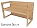 Produktbild Holzspielzeug-Peitz Kinder-Wende-Bank 8036 - vielseitig Kindergarten-Möbel Massivholz - Tisch/Bank