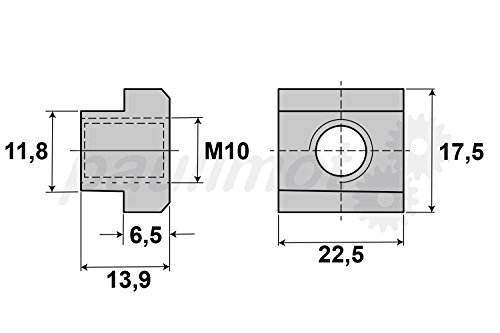 PAULIMOT Spannpratzen-Set 58-teilig M10 / 12 mm mit Wandhalter - 3