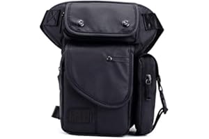 Xieben Moto Drop Leg Bag per Uomo Donna Coscia Marsupio Viaggio Pesca Escursionismo Equitazione Ciclismo All'aperto Multi-Funzione Aacchetto