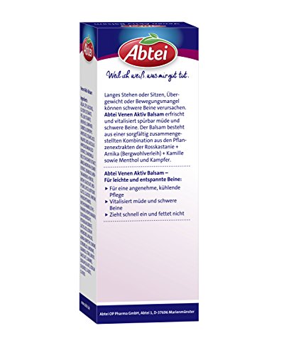 Abtei 44600 Venen Aktiv Balsam, 125 ml - 4