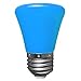 Produktbild LED Mini Gl¨¹hbirne, Minkoll 220V 1.5W E27 LED Licht Ball Lampe Globe Golf Bulb (Blau)