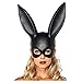 Produktbild Halloween Make-up Ball Bunny Ohrmaske Maske Sklaverei Rabbit Maskerade Adult Dekoration,banner aufblasbar led michael myers masken erwachsene the purge (Black)