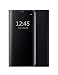 Produktbild iphone 7 Hülle,Handy hülle iphone 8,Stoßfest KickStand Stand Slim Spiegel Clear View Schutzhülle Handyhülle Flip Case Cover für Apple iPhone7 (4.7") iPhone8 (4.7") Schwarz