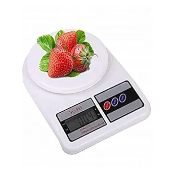 LEEYO Kitchen Weighing Machine Multipurpose Electronic Weight Scale with Backlit LCD Display for Measuring Food, Cake, Vegetable