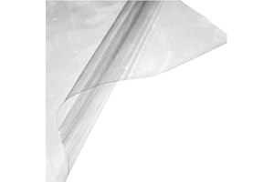 COMERCIAL CANDELA FELPUDOS Y ALFOMBRAS Hule Antimanchas Mantel Mesa Comedor y Mesa Cocina PVC Impermeable Transparente (140_x_220_cm, 20, Micrón, 20, Micrón, 20, Micrón, 220, Centímetros, 20.00, Micrón)