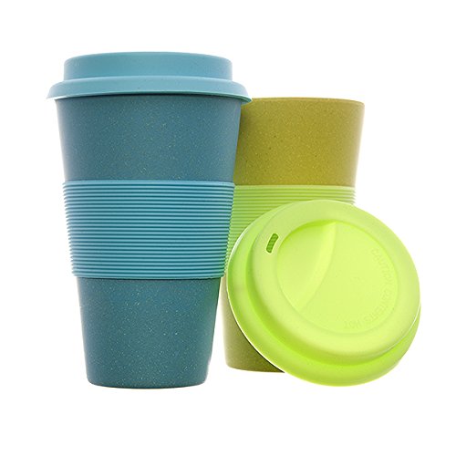 ECOffee cup „Pink Polka“,400ml,No Drip Lid - 3