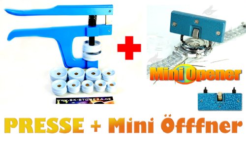 Preisvergleich Produktbild Kar@Kas * LightBlue * UHREN Glas- und Bodeneinsetzzwinge + Mini Öffner
