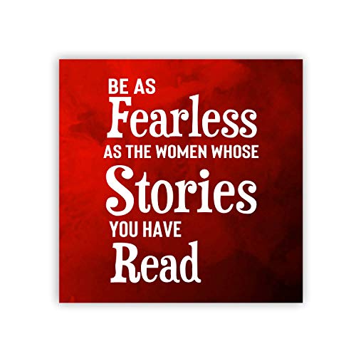 YaYa Cafe Womens Day Gifts Fearless Women Printed Fridge Magnet-Square