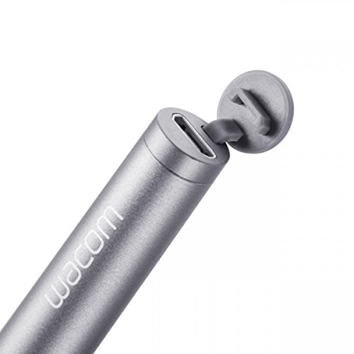 Wacom CS-600PK Intuos Creative Stylus Präzisions Eingabestift 2.Generation, mit 2,9mm dünner Spitze für iPad mini 1, 2 und 3, iPad 3 und 4, sowie iPad Air, schwarz/grau - 3