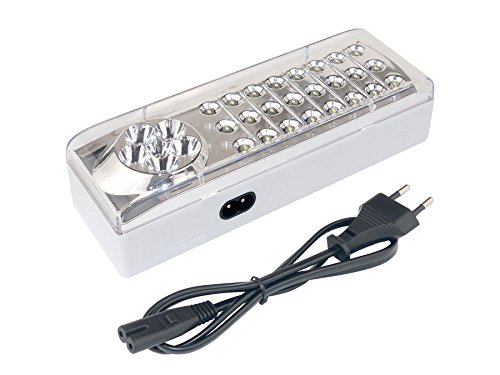 Blanko Notleuchte 24 und 6 LEDs inklusive Akku, 4 V, 1,2 Ah, 830B