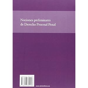Nociones preliminares de derecho procesal penal