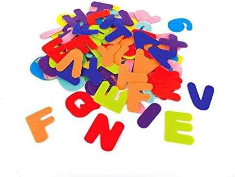 Sodertex Adhesive Felt Letters and Numbers, Set of 150