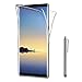 Produktbild VCOMP Hülle Cover Silikon Gel transparent Ultra- dünn 360° Schutz Integral vorne und hinten für Samsung Galaxy Note 8 6.3"/ Note8 Duos - übersichtlich + Stylus