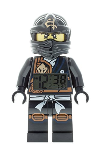 LEGO Unisex Wecker Digital Black 9009617